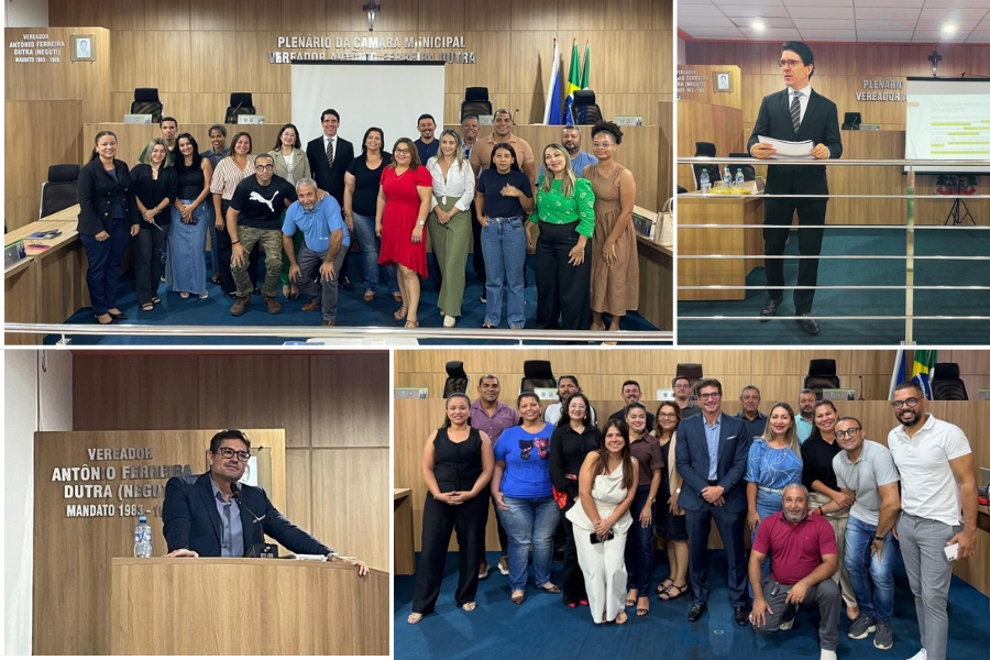 Câmara de Água Clara conclui curso de capacitação em licitações e fortalece integração entre os poderes