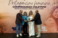 Procuradoria da Mulher de Água Clara é premiada com Troféu Destaque Nacional durante Marcha em Brasília
